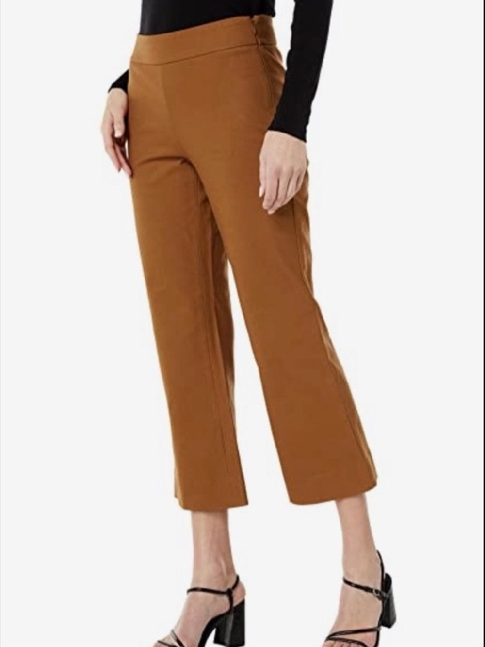 Vince kick Flare Cropped Cotton Blend Pants